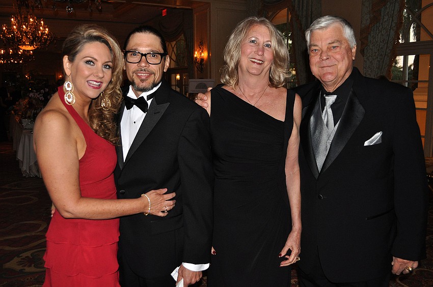 Charee and Steven Russell with Kathy and Bill Bergloff