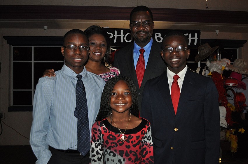 Millicent and Michael Schandorf with their children Zach, Bethel and Jason