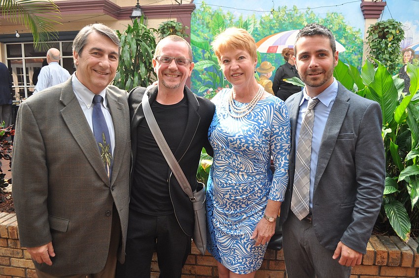 John Simon, Iain Webb, Mary Anne Servian and Michael Marraccini
