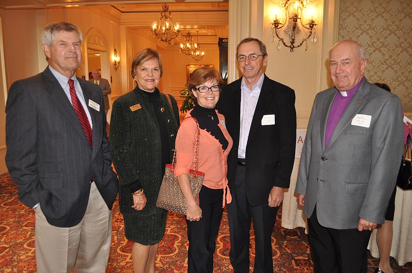 Mack and Judith Wilcox with Simone and Nestor Baryliuk and Rev. Art Schute