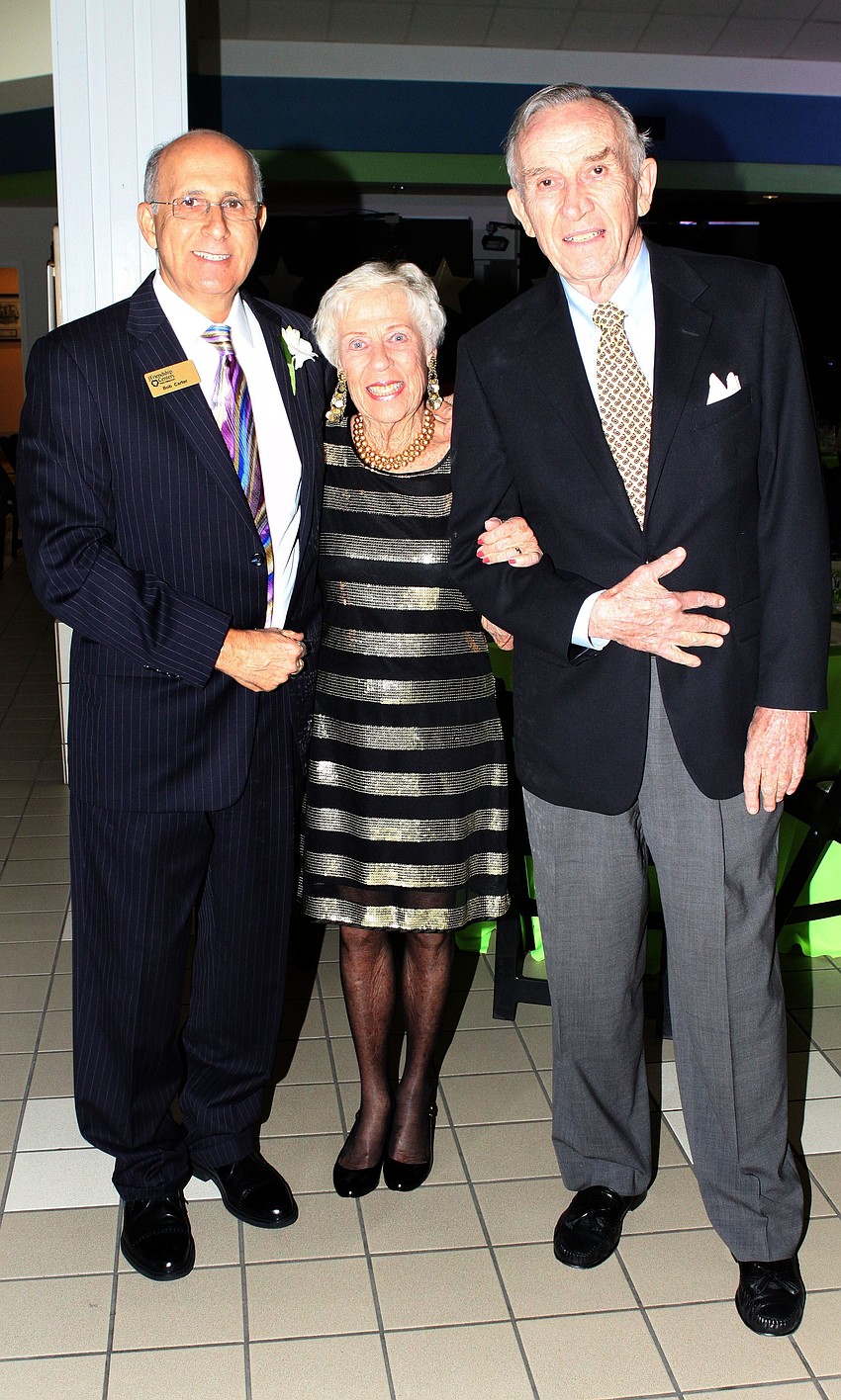 Bob Carter with Bobi Sanderson and Dr. Jim Griffith