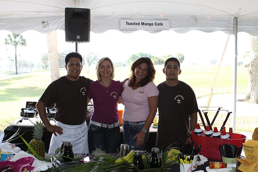 Carlos Moran, Sandi Wagner, Kimberly Duffy and Misael Cortez of Toasted Mango