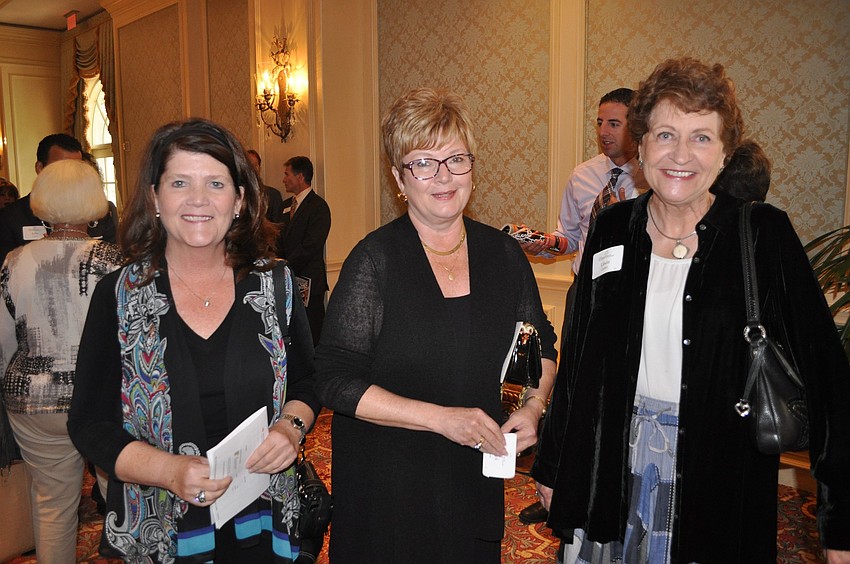 Mary Olson, Carol Veum and Linda Carlier