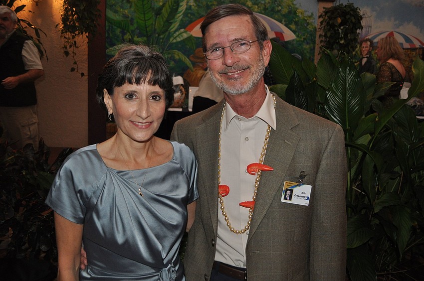 Ruth Williams and Bob Rosinsky, President and CEO at Goodwill Industries Manasota