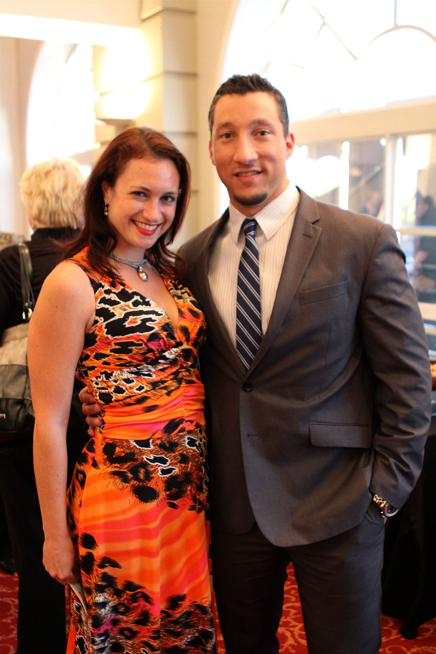 Meredith Garofalo and Stefan Campagna