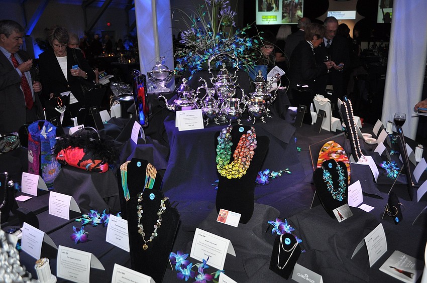 There were a wide variety of items up for bidding on at the silent auction.