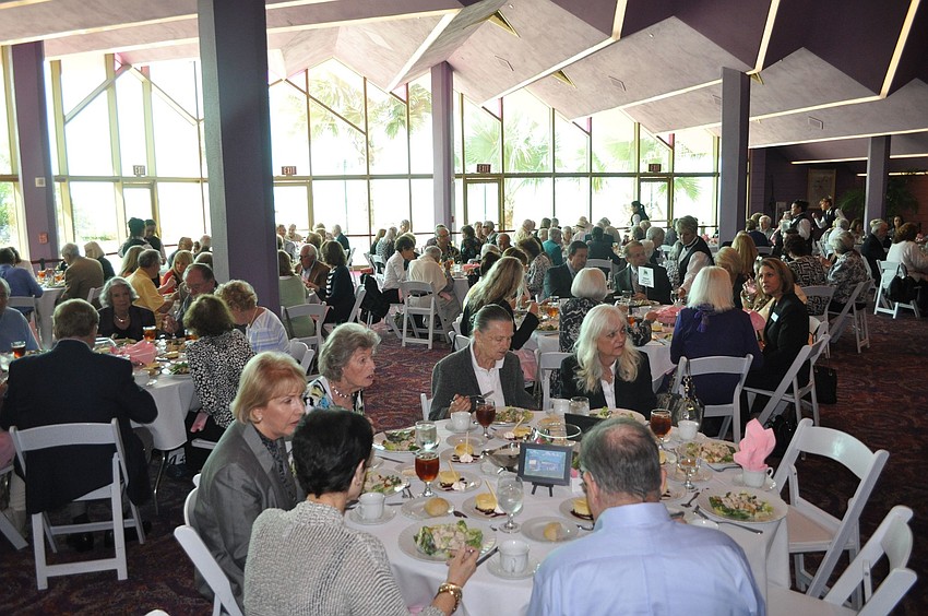 There were more than 190 people that took part in the luncheon following Dr. Benjamin Carsonâ€™s afternoon Town Hall lecture.