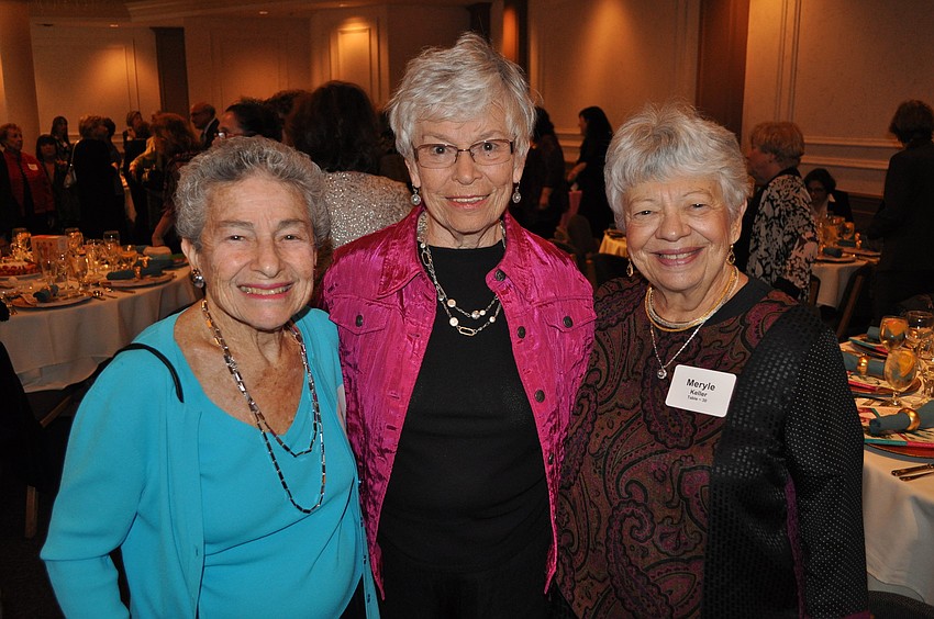 Bertha Person, Edie Sherman and Meryle Keller