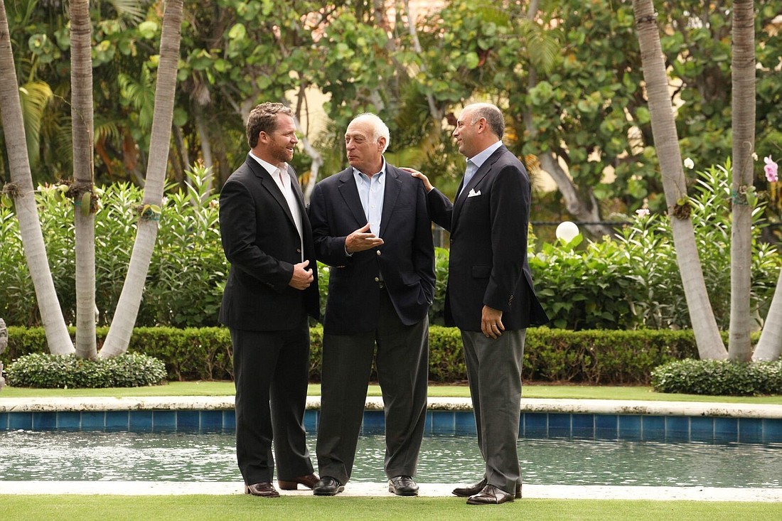 From left: Two Roads managing partner Taylor Collins, chairman and senior partner James Harpel and managing partner Reid Boren. Courtesy photo.