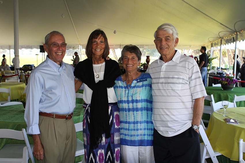 Steve and Linda Heller with Adrea and Leo Seligsohn