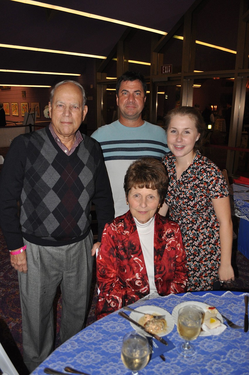 George Lurz, Mark Lurz, Joyce Lurz and Camille Lurz
