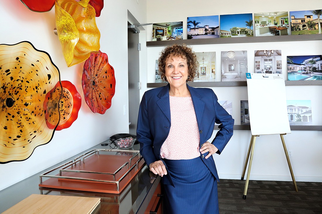 Stefania Pifferi. Sabra Smith oversees human resources at Naples-based London Bay Homes.
