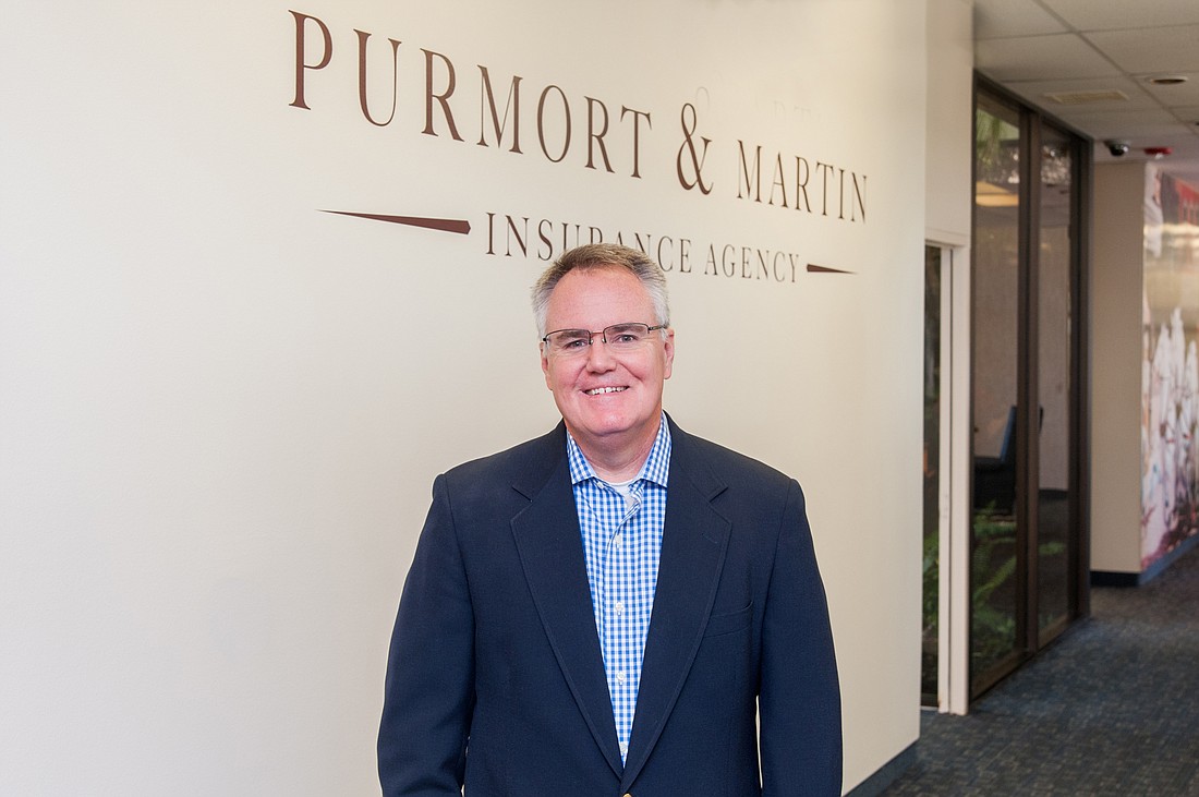 Lori Sax. Russ Bobbitt is now the president and CEO of Sarasota-based Purmort & Martin Insurance Agency.