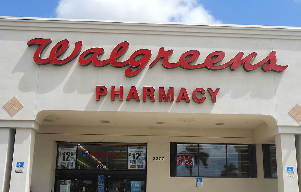 A Walgreens pharmacy in West Palm Beach, Fla. Wikimedia Commons photo.