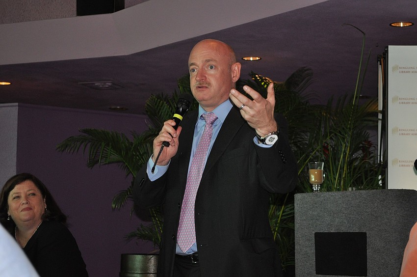 Captain Mark Kelly answers questions ranging from space exploration to gun control.