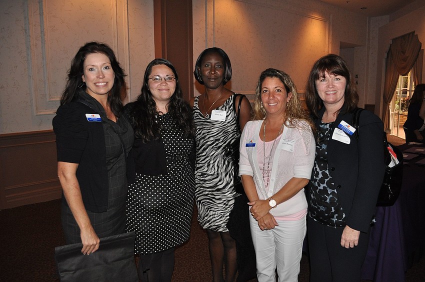 Kerri Leach, Elisha Cunero, Arlette Bell, Kerri Berner and Jennifer Cassidy