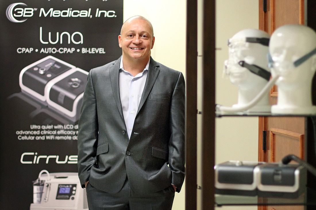 File. Alex Lucio, co-founder and CEO of 3B Medical in Winter Haven, says the company, recently liberated from years of litigation is now refocused on product development.