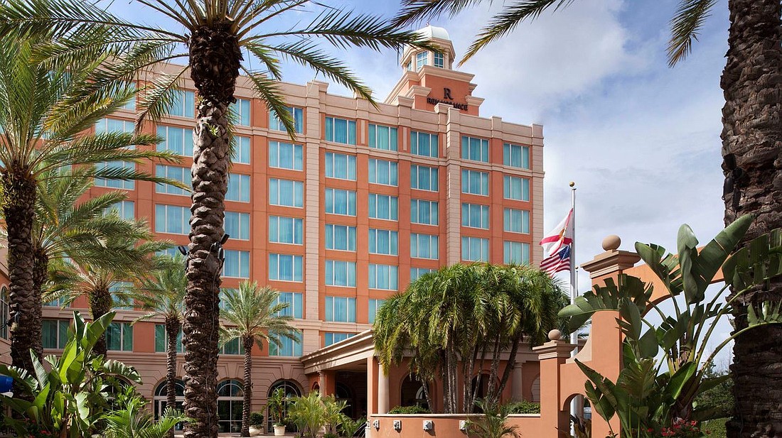 COURTESY PHOTO The 293-room Tampa Renaissance Hotel generates one of the highest amounts of revenue per available room of any lodging property in the Tampa area