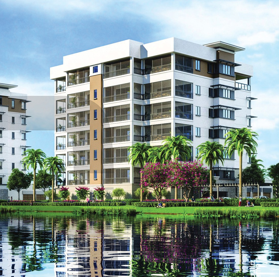 New residences at Moorings Park Grande Lake will have views of Naples Grande Golf Course.