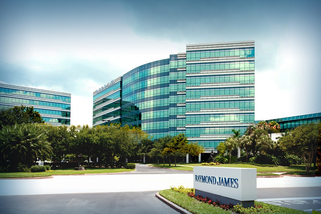 COURTESY PHOTO -- Raymond James & Associates Inc., headquartered in St. Petersburg, is among a number of financial services companies that call the Tampa Bay area home.