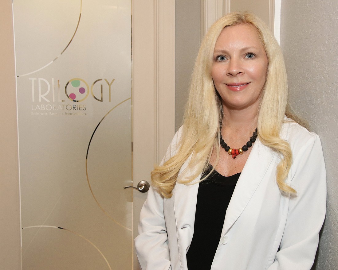 Kristen Flaharty founded Trilogy Labs in 2014 in part to help her husband better source skin care products to retail at his cosmetic surgery practice.