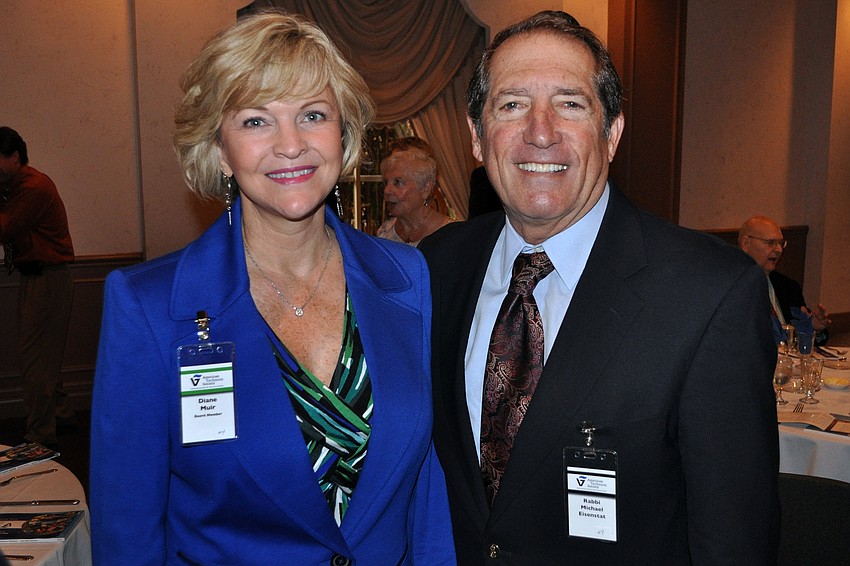 Diane Muir and Rabbi Michael Eisenstat