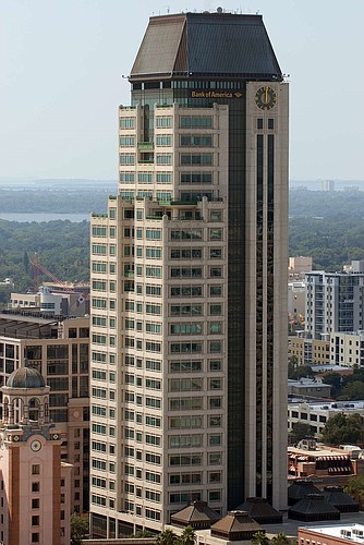 COURTESY PHOTO -- The 28-story 200 Central Ave. office tower, in downtown St. Petersburg, has been buoyed by rising interest in the Pinellas County office market