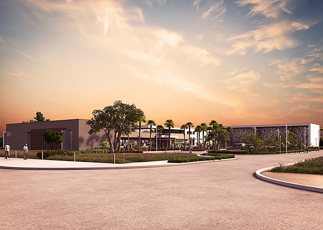 Rendering of the Glass Animal Hospital at Naples Zoo being built by Gates Construction.