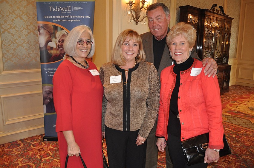 Carmen Baskin, Debbie Nethery with Bob and Mary Jane Hoffman
