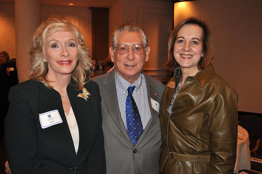 Wanda and Harold Libby with Ann Logan