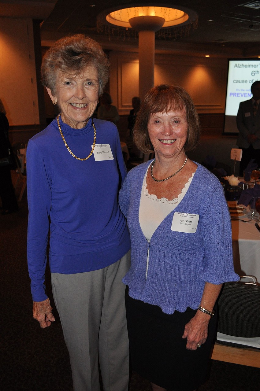 Betty Mitchell and Jan Short