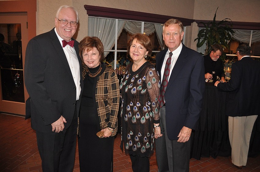 Mike and Marie Pender with Susan and John Scott