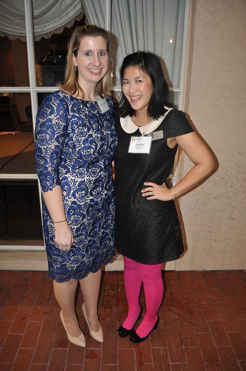 Chairwoman Taylor Collins and Yen Reed