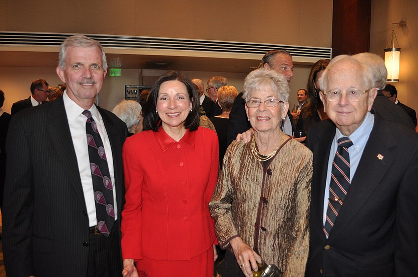 Michael and Rebecca Moore with Meade and Art Ferguson