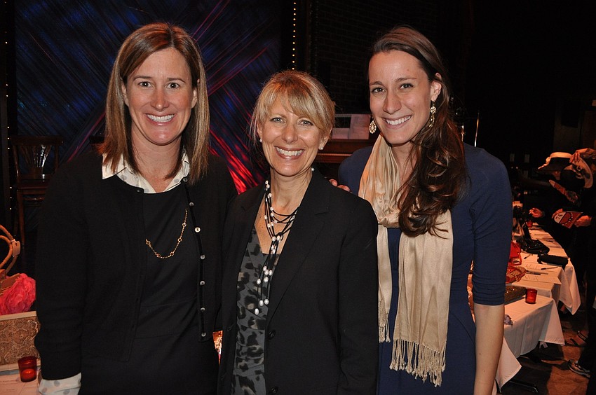 Dannie Sherrill, Patricia Courtois and Amanda Parrish