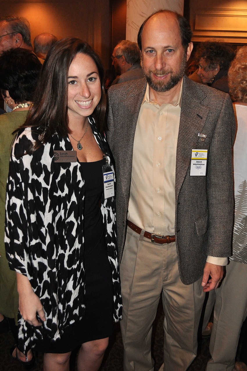 Sarah Wertheimer with her dad, David Wertheimer