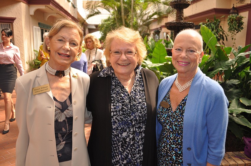 Eleanor Williams, Clair Zak and June LeBell