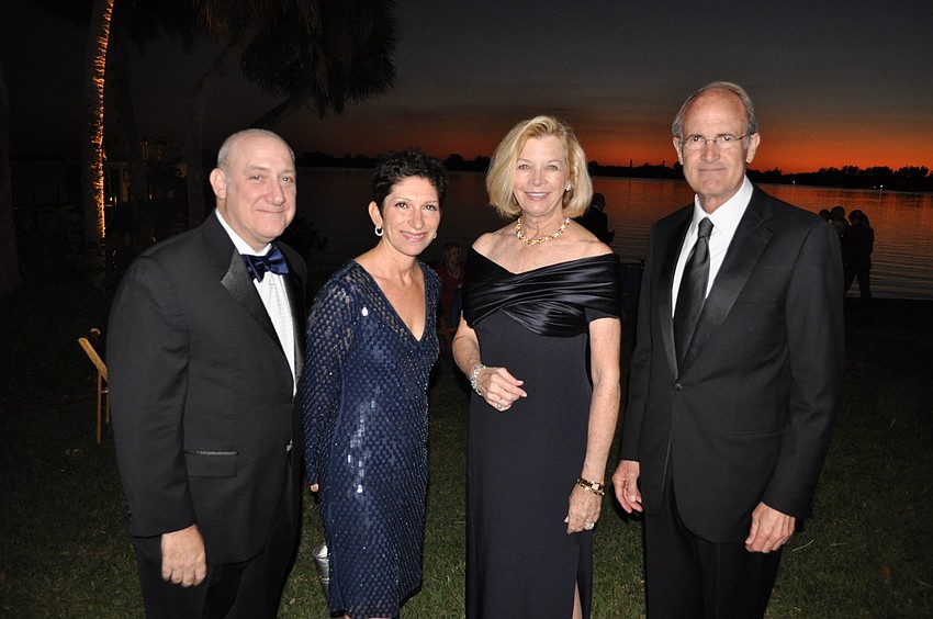 Dennis Rees, Felice Schulaner with Ann and Tom Charters