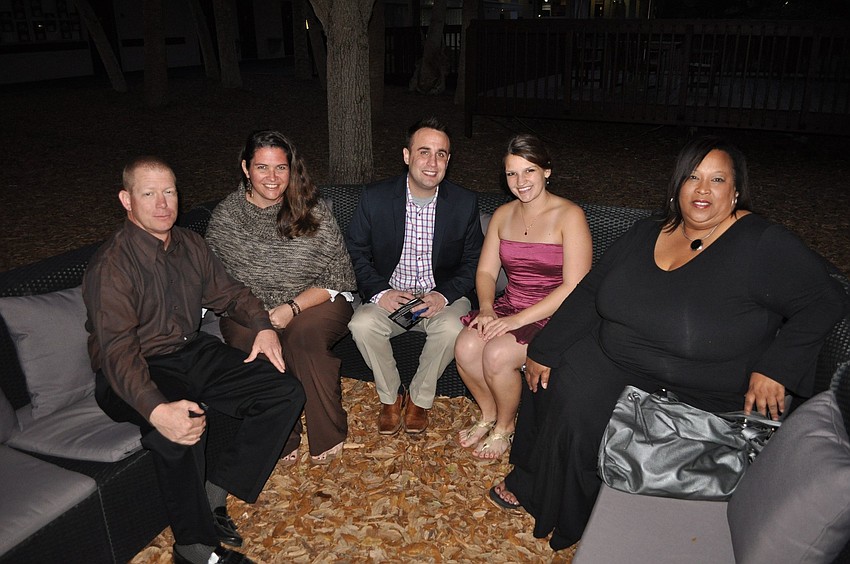 Andy and Angel Cappar, Mike Salmon, Katie Dobosz and Lâ€™Tanya Evans