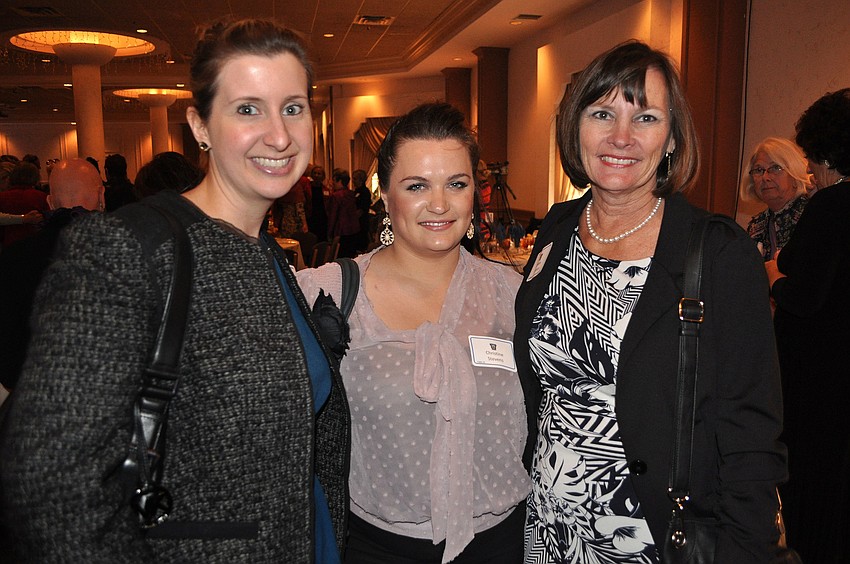 Taylor Collins, Christine Stevens and Debbie Johnson