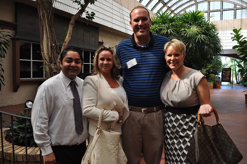 Nishet Patel, Gwen Kruse with Josh and Amy Sankes