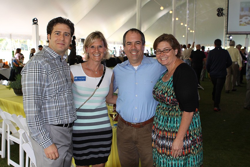 Steven and Lauren Fineman with Sandy and Lauren Cohen