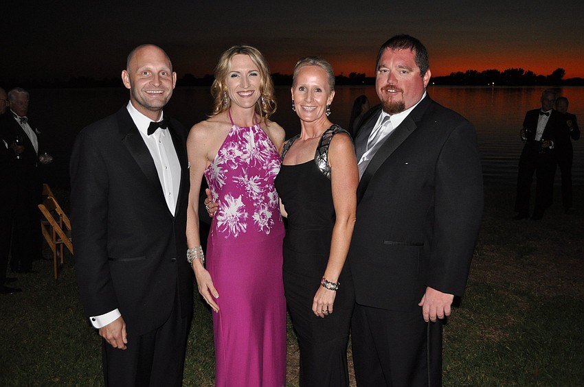 Scott and Melissa Hechlik with Kelley and Gordon Lear