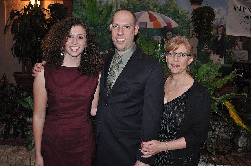 Sophie Antovel with Andrew Arbor and Caryn Arbor