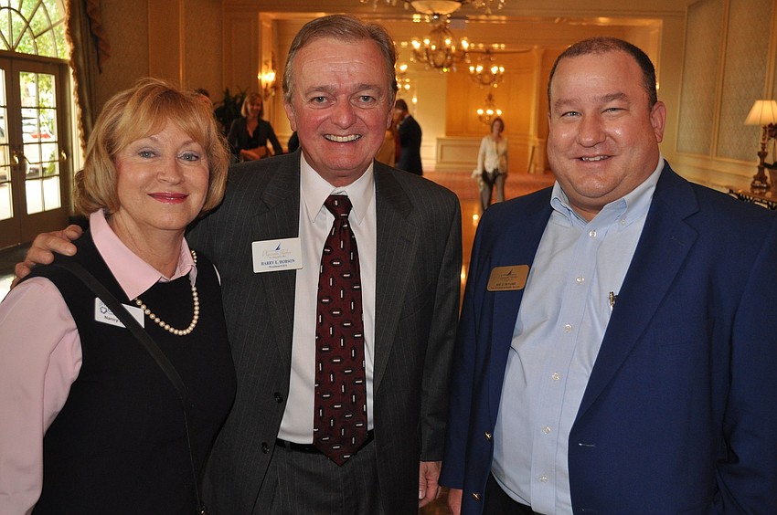 Nancy and Harry Hobson with Joe Devore