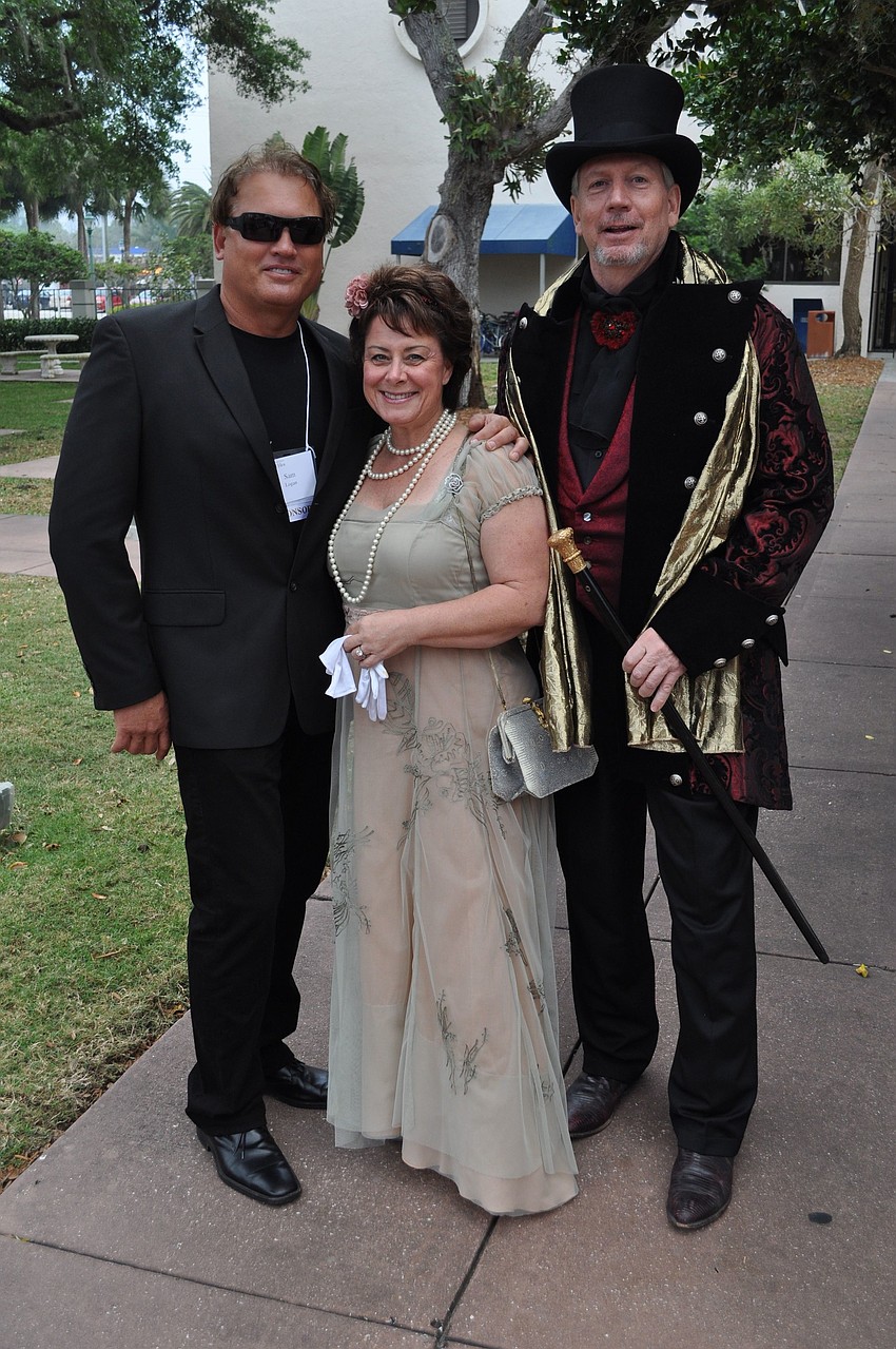 Sam Logan with Heather and Tim Roberts