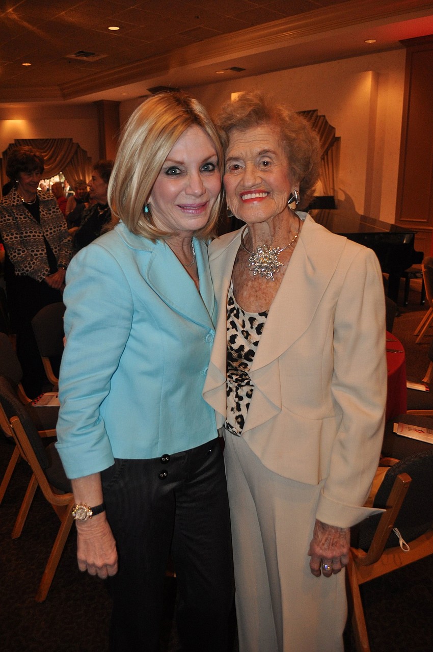 Hillary Steele and honoree Betty Schoenbaum