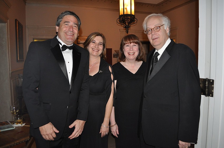Rabbi Jonathan and Marty Katz with Linda and Tom White