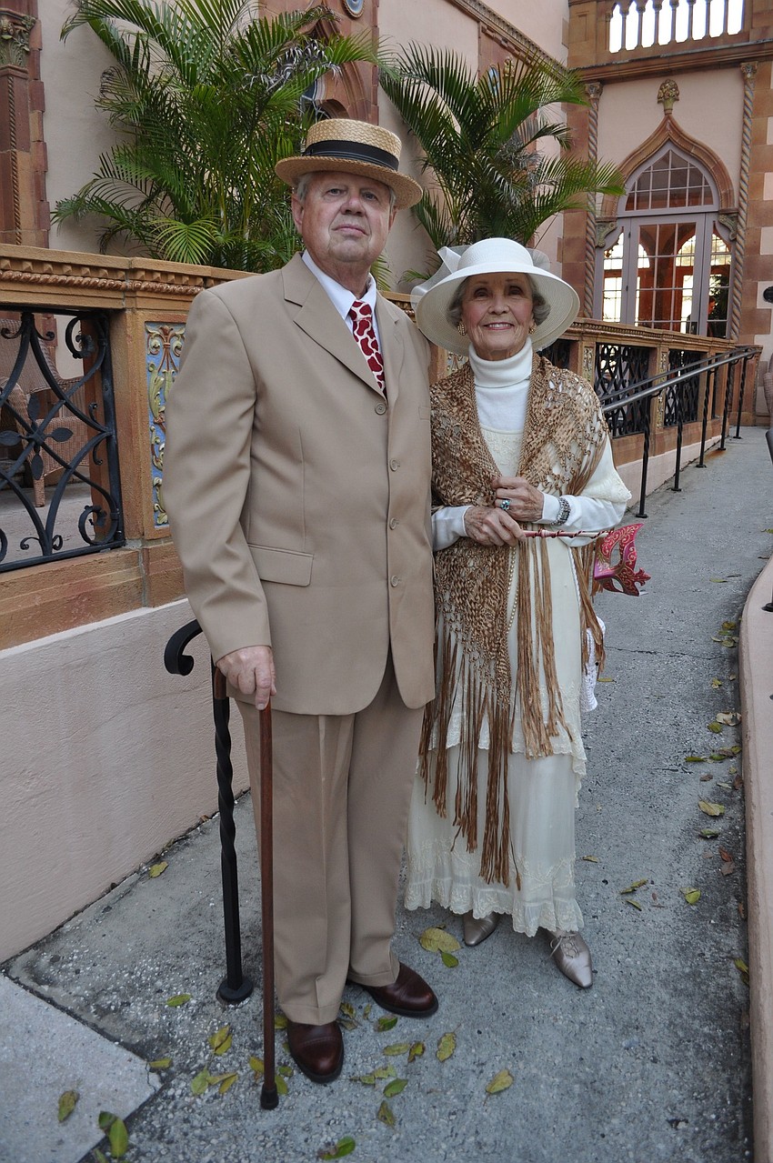 Will Pearson and Piera Freitag play the parts of John and Mable Ringling.