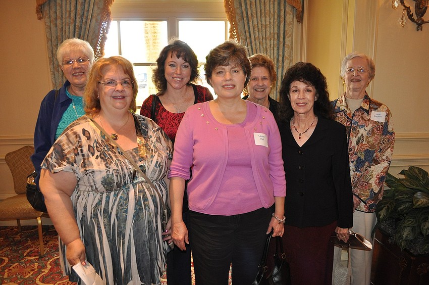Linda Weinrich, Cathy Schawk, Tosha Godbold, Laurel Hall, Lucille Watson, Charlotte Luce and Jane Baldwin
